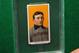A 1909 Honus Wagner baseball card, which sold in 2000 for more than $1 million, is seen on display at a sports memorabilia show at the Atlantic City Convention Center in Atlantic City, N.J., Wednesday, July 23, 2003. ProSports Authority, a card grading company, will be showing the prized card beginning Thursday. (AP Photo/Mary Godleski)