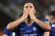 Chelsea's Belgian midfielder Eden Hazard celebrates after celebrates after scoring a goal during the UEFA Europa League final football match between Chelsea FC and Arsenal FC at the Baku Olympic Stadium in Baku, Azerbaijian, on May 29, 2019. (Photo by OZAN KOSE / AFP) (Photo credit should read OZAN KOSE/AFP/Getty Images)