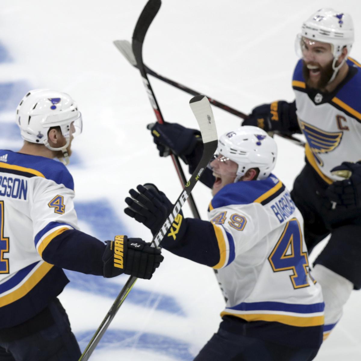 NHL Stanley Cup Final 2019: Blues-Bruins TV Schedule, Odds, Game 3 Predictions | Bleacher Report ...