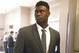 Duke's Zion Williamson arrives for the NBA basketball draft lottery Tuesday, May 14, 2019, in Chicago. (AP Photo/Nuccio DiNuzzo)