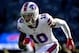 EAST RUTHERFORD, NEW JERSEY - NOVEMBER 11: Terrelle Pryor #10 of the Buffalo Bills warms up prior to the game against the New York Jets at MetLife Stadium on November 11, 2018 in East Rutherford, New Jersey. (Photo by Mark Brown/Getty Images)