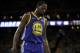 Golden State Warriors' Kevin Durant during the second half in Game 5 of a first-round NBA basketball playoff series against the Los Angeles Clippers Wednesday, April 24, 2019, in Oakland, Calif. (AP Photo/Ben Margot)