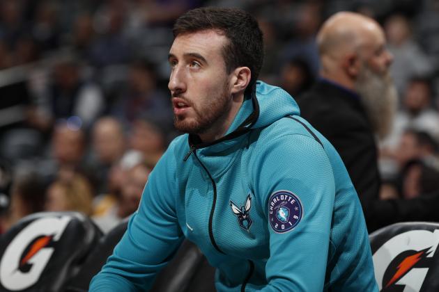 Charlotte Hornets forward Frank Kaminsky (44) in the first quarter of an NBA basketball game Saturday, Jan. 5, 2019, in Denver. (AP Photo/David Zalubowski)