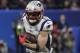 New England Patriots' Julian Edelman (11) runs during the first half of the NFL Super Bowl 53 football game against the Los Angeles Rams, Sunday, Feb. 3, 2019, in Atlanta. (AP Photo/Patrick Semansky)