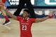 Texas Tech's Jarrett Culver (23) celebrates after defeating Michigan State 61-51 in the second half in the semifinals of the Final Four NCAA college basketball tournament, Saturday, April 6, 2019, in Minneapolis. (AP Photo/Matt York)