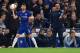 Chelsea's Italian head coach Maurizio Sarri (R) reacts as Chelsea's Italian midfielder Jorginho takes a throw-in during the UEFA Europa League semi-final second leg football match between Chelsea and Eintracht Frankfurt at Stamford Bridge in London on May 9, 2019. (Photo by Ben STANSALL / AFP) (Photo credit should read BEN STANSALL/AFP/Getty Images)