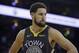 Golden State Warriors guard Klay Thompson against the New Orleans Pelicans during an NBA basketball game in Oakland, Calif., Wednesday, Oct. 31, 2018. (AP Photo/Jeff Chiu)