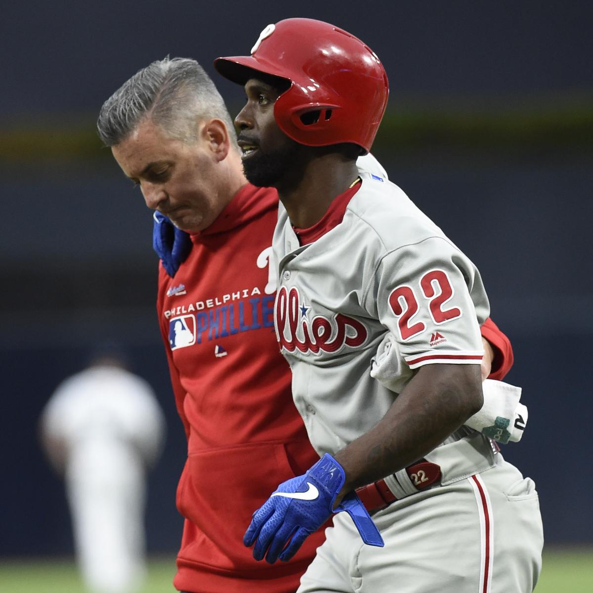 Phillies' Andrew McCutchen out for season with torn ACL