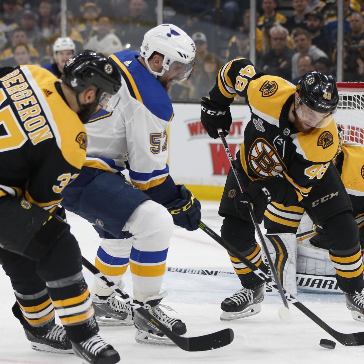 NHL Stanley Cup Final 2019: Blues vs. Bruins Game 5 Odds, Props