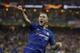 Chelsea's Eden Hazard celebrates after scoring his side's fourth goal during the Europa League Final soccer match between Arsenal and Chelsea at the Olympic stadium in Baku, Azerbaijan, Wednesday, May 29, 2019. (AP Photo/Luca Bruno)