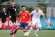 Faroe Islands' midfielder Solvi Vatnhamar (R) challenges Spain's midfielder Isco during the UEFA Euro 2020 group F qualifying football match between Faroe Islands and Spain at the Trosvollur stadium in Torshavn on June 7, 2019. (Photo by JAVIER SORIANO / AFP) (Photo credit should read JAVIER SORIANO/AFP/Getty Images)