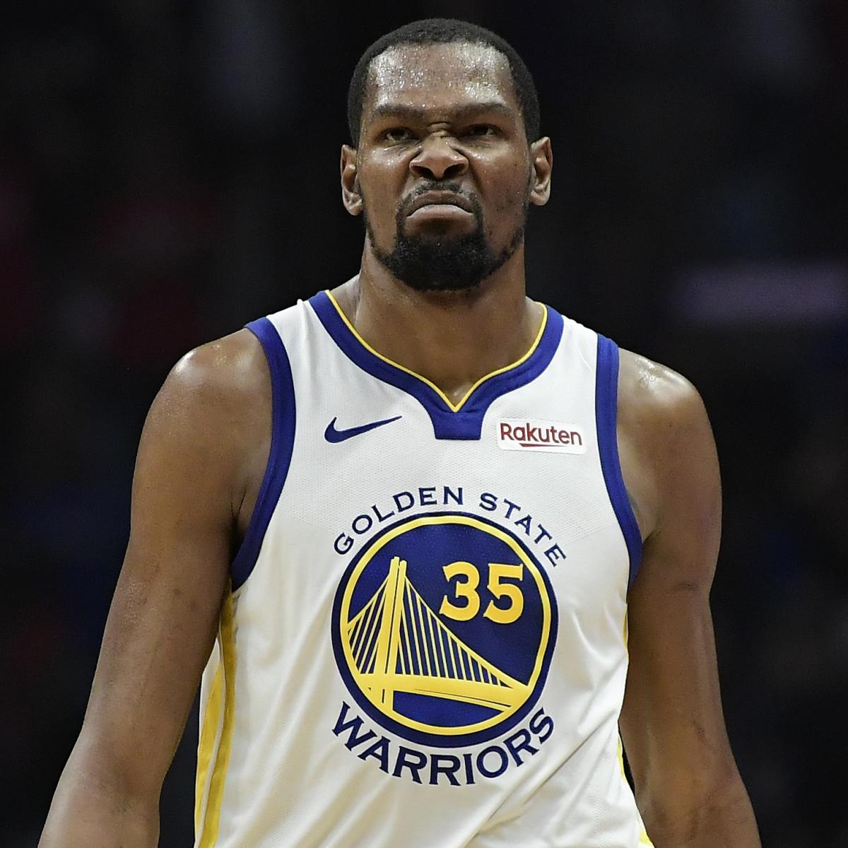 Warriors' Kevin Durant to Return from Injury for NBA Finals Game 5 vs. Raptors ...