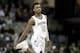 FILE - In this Nov. 16, 2018, file photo, Vanderbilt guard Darius Garland plays against Alcorn State in the first half of an NCAA college basketball game in Nashville, Tenn. Vanderbilt coach Bryce Drew said Tuesday, Nov.27, 2018, that heralded freshman guard Darius Garland will miss the remainder of the season after injuring his left knee last week. (AP Photo/Mark Humphrey, File)