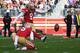 SANTA CLARA, CA - DECEMBER 23: Robbie Gould #9 of the San Francisco 49ers kicks a field goal against the Chicago Bears during their NFL game at Levi's Stadium on December 23, 2018 in Santa Clara, California. (Photo by Thearon W. Henderson/Getty Images)