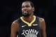 Golden State Warriors' Kevin Durant during the first half of an NBA basketball game against the Los Angeles Lakers Thursday, April 4, 2019, in Los Angeles. (AP Photo/Marcio Jose Sanchez)