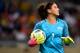 BELO HORIZONTE, BRAZIL - AUGUST 03: Hope Solo #1 of United States looks on during the Women's Group G first round match between the United States and New Zealand during the Rio 2016 Olympic Games at Mineirao Stadium on August 3, 2016 in Belo Horizonte, Brazil. (Photo by Pedro Vilela/Getty Images)