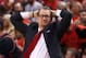 TORONTO, ONTARIO - JUNE 10: Head coach Nick Nurse of the Toronto Raptors reacts against the Golden State Warriors in the first half during Game Five of the 2019 NBA Finals at Scotiabank Arena on June 10, 2019 in Toronto, Canada. NOTE TO USER: User expressly acknowledges and agrees that, by downloading and or using this photograph, User is consenting to the terms and conditions of the Getty Images License Agreement. (Photo by Gregory Shamus/Getty Images)