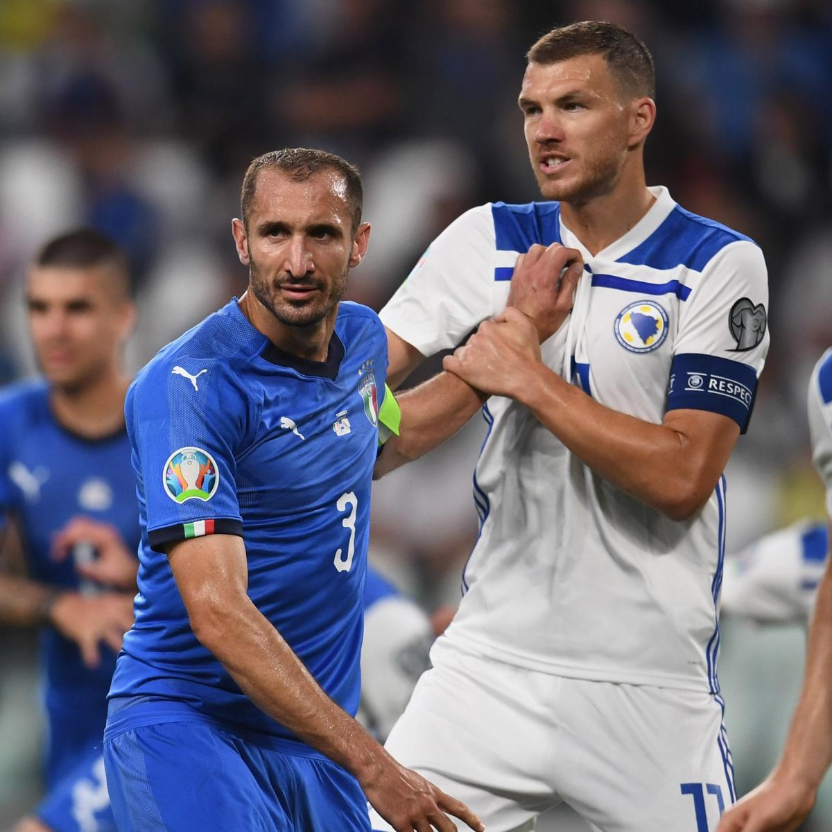 Italy Beat Bosnia and Herzegovina 2-1 Late On in 2020 Euro ...