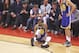 TORONTO,ONTARIO - JUNE 10: Kevin Durant #35 of the Golden State Warriors goes down with an apparent achilles injury during action against the Toronto Raptors in Game Five of the 2019 NBA Finals at Scotiabank Arena on June 10, 2019 in Toronto, Canada. NOTE TO USER: User expressly acknowledges and agrees that, by downloading and or using this photograph, User is consenting to the terms and conditions of the Getty Images License Agreement. (Photo by Claus Andersen/Getty Images)