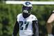 CORRECTS TO TUESDAY, JUNE 11, NOT MONDAY, JUNE 10 - Philadelphia Eagles strong safety Malcolm Jenkins moves in-between drills at the NFL football team's practice facility in Philadelphia, Tuesday, June 11, 2019. (AP Photo/Matt Rourke)