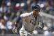 NEW YORK, NEW YORK - MAY 18: Yandy Diaz #2 of the Tampa Bay Rays runs to first during the ninth inning of the game against the New York Yankees at Yankee Stadium on May 18, 2019 in the Bronx borough of New York City. (Photo by Sarah Stier/Getty Images)