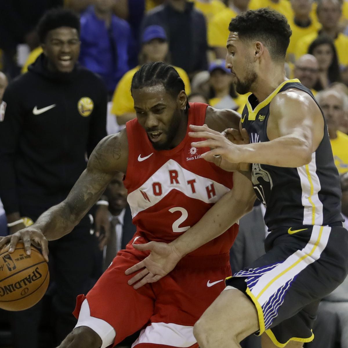 NBA Finals 2019: Raptors vs. Warriors Game 6 TV Schedule, Odds, Score Prediction ...