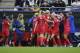 REIMS, FRANCE - JUNE 11: Megan Rapinoe of USA and teammates celebrate a goal during the 2019 FIFA Women's World Cup France group F match between USA and Thailand at Stade Auguste Delaune on June 11, 2019 in Reims, France. (Photo by Jean Catuffe/Getty Images)
