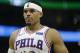 Philadelphia 76ers' Tobias Harris during the second half of an NBA basketball game against the Milwaukee Bucks Sunday, March 17, 2019, in Milwaukee. The 76ers won 130-125. (AP Photo/Aaron Gash)