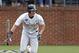 FILE - In this Saturday, May 11, 2019, file photo, Vanderbilt's JJ Bleday runs to first base during an NCAA college baseball game against Missouri, in Nashville, Tenn. Bleday is one of possible players to have their names called early in the Major League Baseball Draft on Monday, June 3, 2019. (AP Photo/Wade Payne, File)