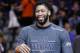 New Orleans Pelicans forward Anthony Davis (23) in the first half during an NBA basketball game against the Phoenix Suns, Friday, Mar. 1, 2019, in Phoenix. (AP Photo/Rick Scuteri)