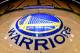 OAKLAND, CA - MAY 2: A close-up view of the team logo before the game between the Golden State Warriors and the Utah Jazz during Game One of the Western Conference Semifinals of the 2017 NBA Playoffs on May 2, 2017 at ORACLE Arena in Oakland, California. NOTE TO USER: User expressly acknowledges and agrees that, by downloading and or using this photograph, user is consenting to the terms and conditions of Getty Images License Agreement. Mandatory Copyright Notice: Copyright 2017 NBAE (Photo by Noah Graham/NBAE via Getty Images)