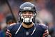 CHICAGO, ILLINOIS - JANUARY 06: Mitchell Trubisky #10 of the Chicago Bears walks across the field before the NFC Wild Card Playoff game against the Philadelphia Eagles at Soldier Field on January 06, 2019 in Chicago, Illinois. (Photo by Dylan Buell/Getty Images)