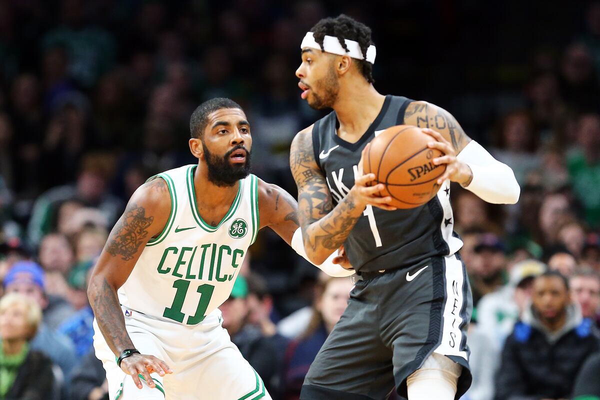 Look: D'Angelo Russell Likes IG of Custom Kyrie Irving Nets Jersey Amid Rumors | Bleacher Report | Latest News, Videos and Highlights