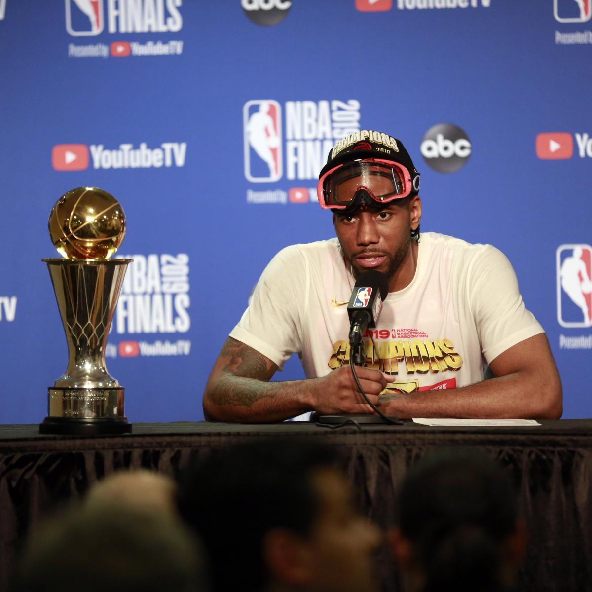 Kawhi Leonard Says 'I'll Think About That Later' Amid NBA Free-Agency Rumors ...1200 x 1200