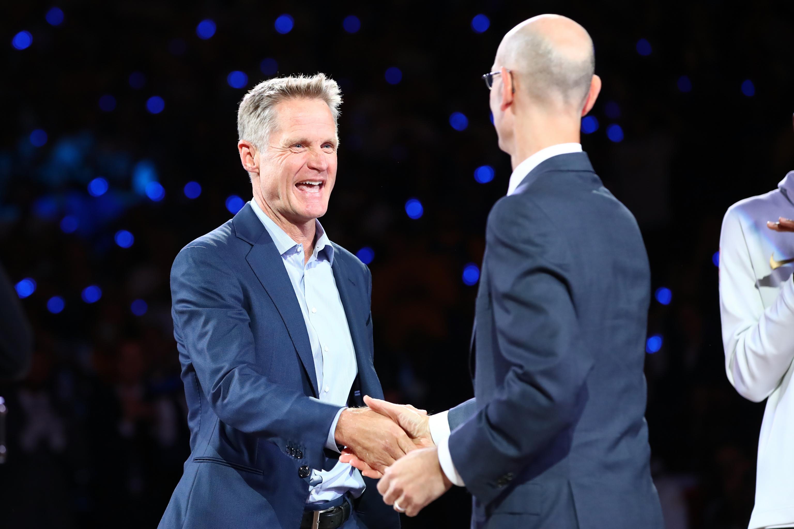 Steve Kerr Jokingly Asked Adam Silver If Warriors Could 'Take the ...