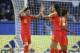 PARIS, FRANCE - JUNE 13: Li Ying of China celebrates her goal with Lin Yuping during the 2019 FIFA Women's World Cup France group B match between South Africa and China PR at Parc des Princes stadium on June 13, 2019 in Paris, France. (Photo by Jean Catuffe/Getty Images)