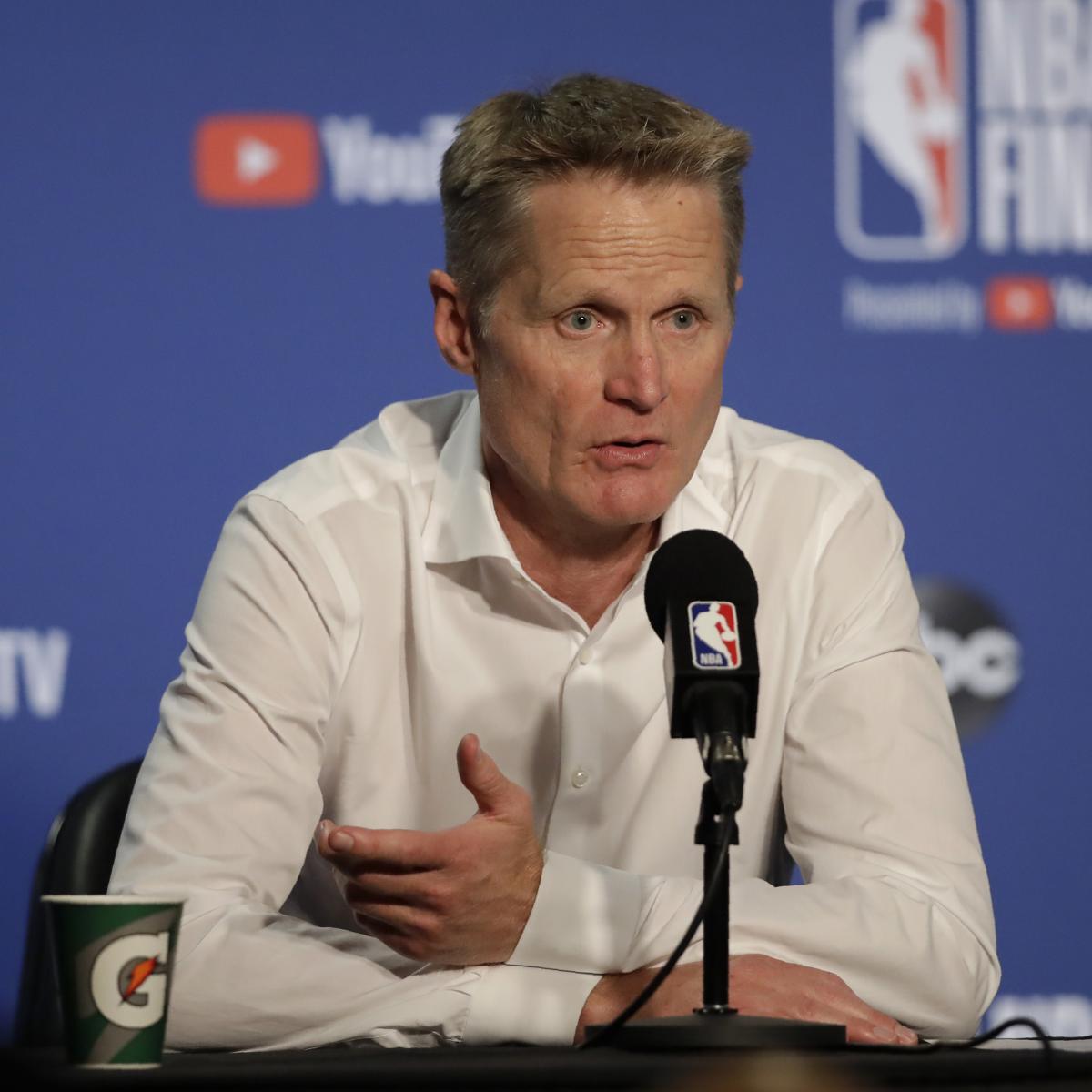 Steve Kerr on Future of Warriors: 'Our Team Is Going to Look a Lot