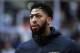 New Orleans Pelicans striker Anthony Davis, 23, will attend warm-ups in Dallas on Monday, March 18, 2019, before a NBA basketball match against Dallas Mavericks. (AP Photo / Tony Gutierrez)