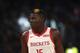 Houston Rockets center Clint Capela during the first half of an NBA basketball game against the Detroit Pistons, Friday, Nov. 23, 2018, in Detroit. (AP Photo/Carlos Osorio)