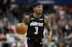 WASHINGTON, DC - APRIL 09: Bradley Beal #3 of the Washington Wizards dribbles the ball against the Boston Celtics in the first half at Capital One Arena on April 09, 2019 in Washington, DC. NOTE TO USER: User expressly acknowledges and agrees that, by downloading and or using this photograph, User is consenting to the terms and conditions of the Getty Images License Agreement. (Photo by Rob Carr/Getty Images)