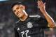 PASADENA, CA - JUNE 15: Uriel Atuna #22 of Mexico celebrates his hat trick during the 2019 CONCACAF Gold Cup Group A match between Mexico and Cuba at the Rose Bowl on June 15, 2019 in Pasadena, California. Mexico won the match 7-0 (Photo: Shaun Clark/Getty Images)