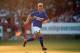 ALDERSHOT, ENGLAND - AUGUST 01: Joachim Andersen of Sampdoria during the Pre-Season Friendly between Fulham v Sampdoria at the EBB Stadium on August 1, 2018 in Aldershot, England. (Photo by Marc Atkins/Getty Images)