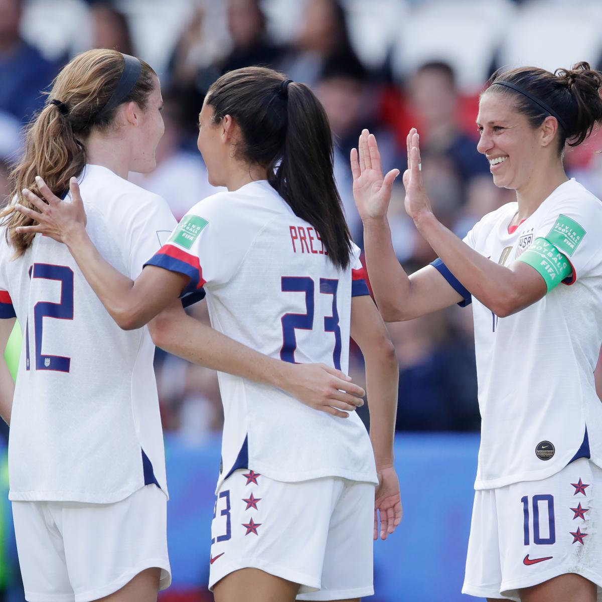 Women's World Cup Schedule 2019 Live Stream, TV Coverage for Roundof