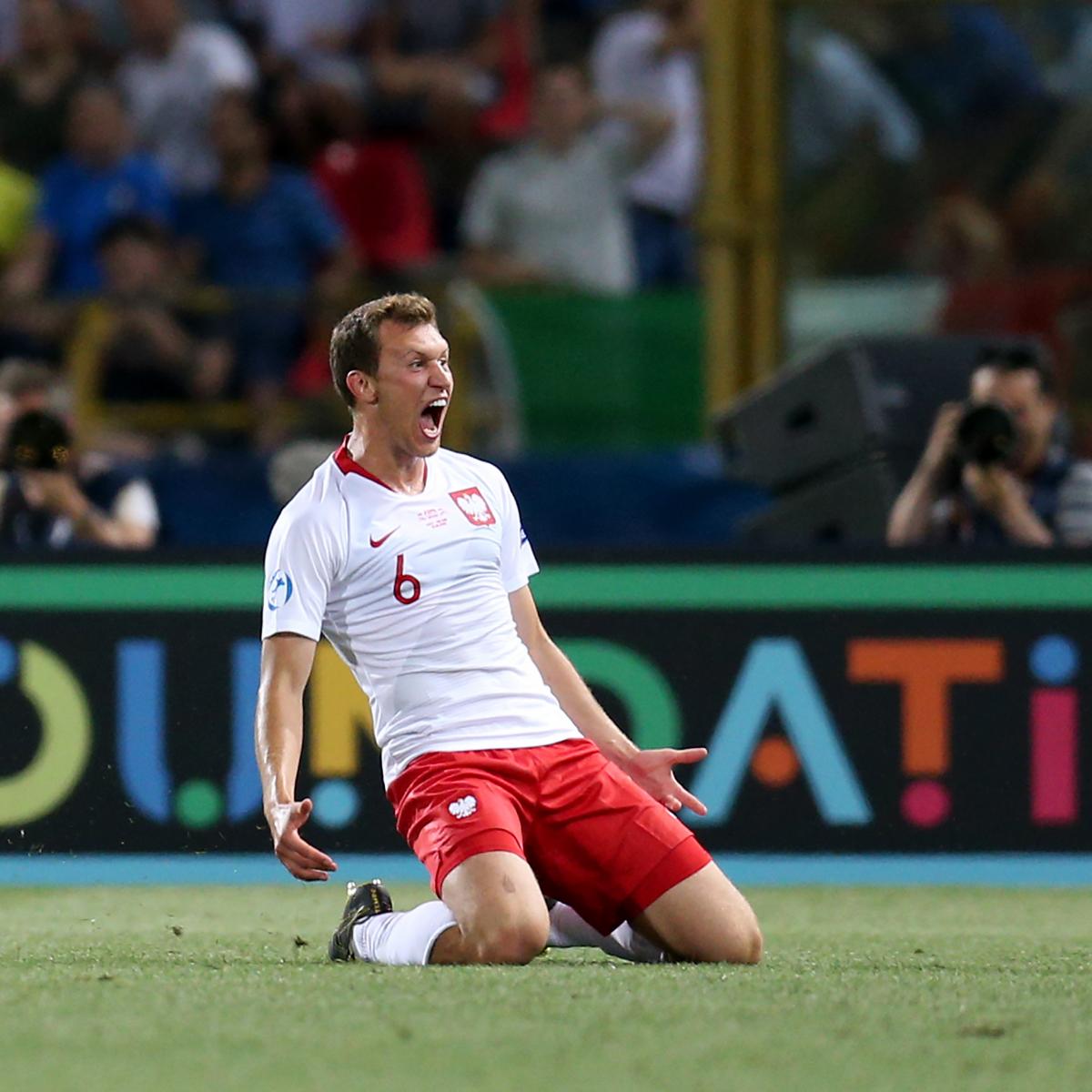 Krystian Bielik Scores As Poland Beat Italy 1 0 In Group A In 2019 U21 Euros Bleacher Report Latest News Videos And Highlights