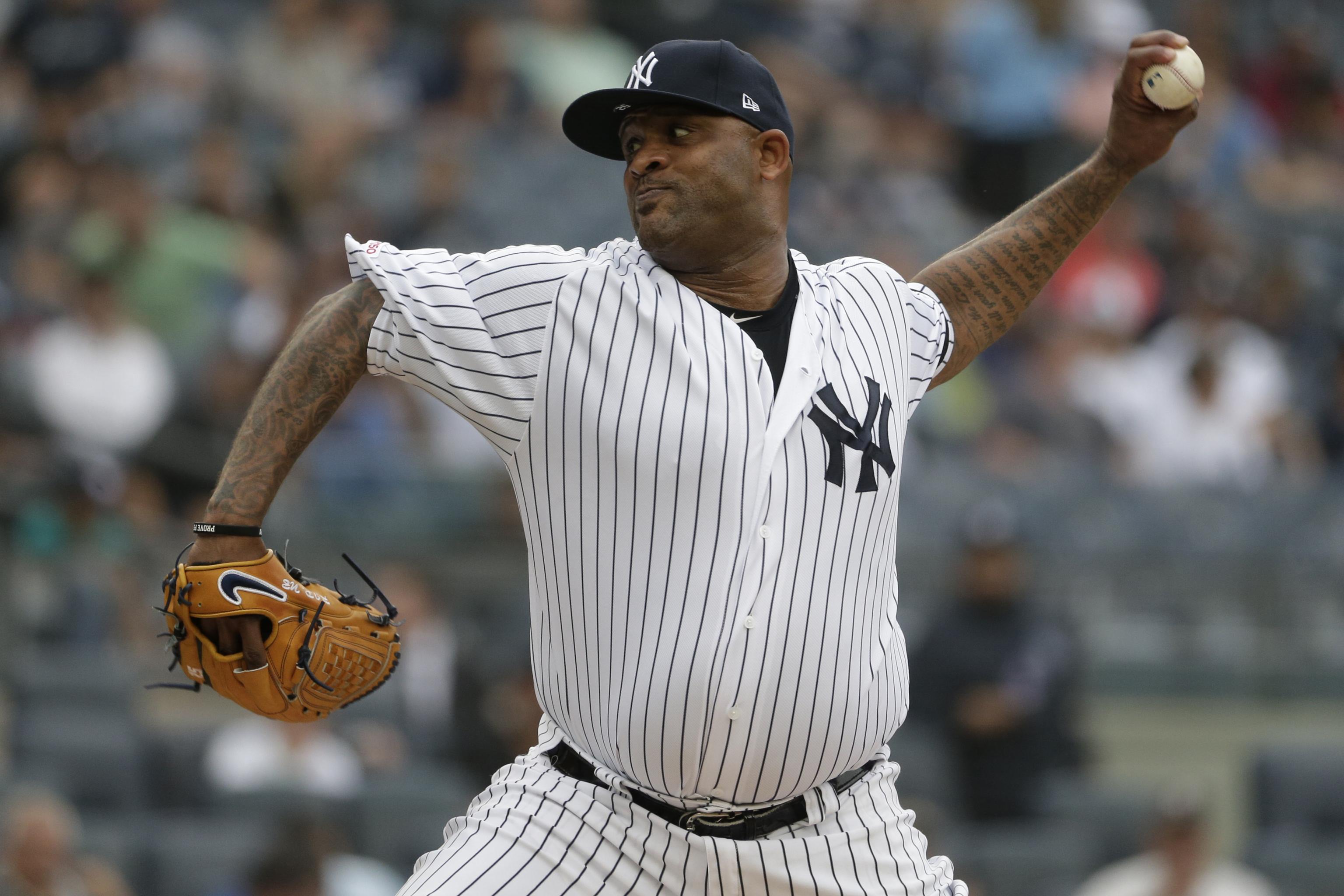 Yankees pitcher CC Sabathia reaches 3,000 strikeouts