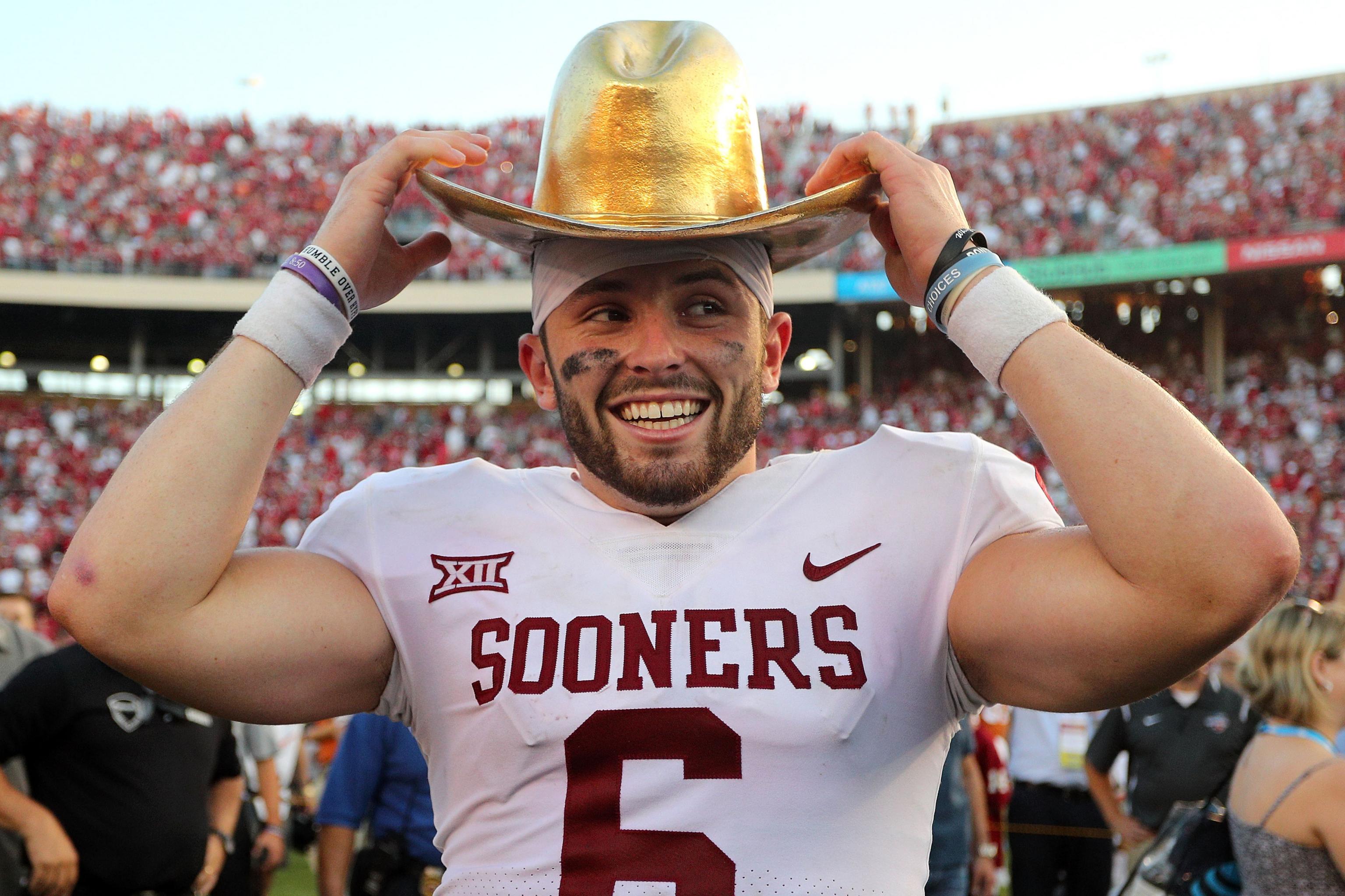 Baker Mayfield Reacts To Photo Of Himself In Texas Jersey - The