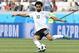 Egypt's forward Mohamed Salah kicks the ball during the Russia 2018 World Cup Group A football match between Saudi Arabia and Egypt at the Volgograd Arena in Volgograd on June 25, 2018. (Photo by NICOLAS ASFOURI / AFP) / RESTRICTED TO EDITORIAL USE - NO MOBILE PUSH ALERTS/DOWNLOADS (Photo credit should read NICOLAS ASFOURI/AFP/Getty Images)