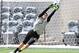 LOS ANGELES, CA - APRIL 18: Charlie Lyon #24 of the Los Angeles FC practices for the first time on the field at the Banc of California Stadium on April 18, 2018 in Los Angeles, California. (Photo by Jayne Kamin-Oncea/Getty Images)