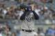 Tampa Bay Rays starting pitcher Blake Snell reacts during the first inning of a baseball game against the New York Yankees at Yankee Stadium, Wednesday, June 19, 2019, in New York. (AP Photo/Seth Wenig)