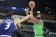 INDIANAPOLIS, INDIANA - JUNE 23: Greg Oden of the Aliens shoots over Chris Johnson of the Triplets during Week One of the BIG3 three on three basketball league at Bankers Life Fieldhouse on June 23, 2019 in Indianapolis, Indiana. (Photo by Andy Lyons/BIG3/Getty Images)